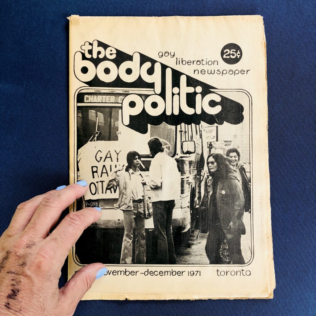 First-issue-of-The-Body-Politic-Raymond-Helkio