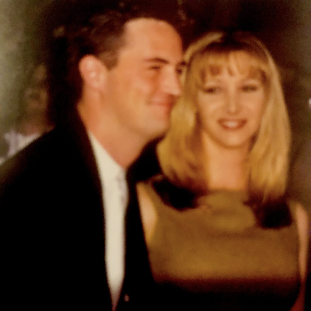 Matthew Perry with one-time girlfriend Lisa Kudrow 